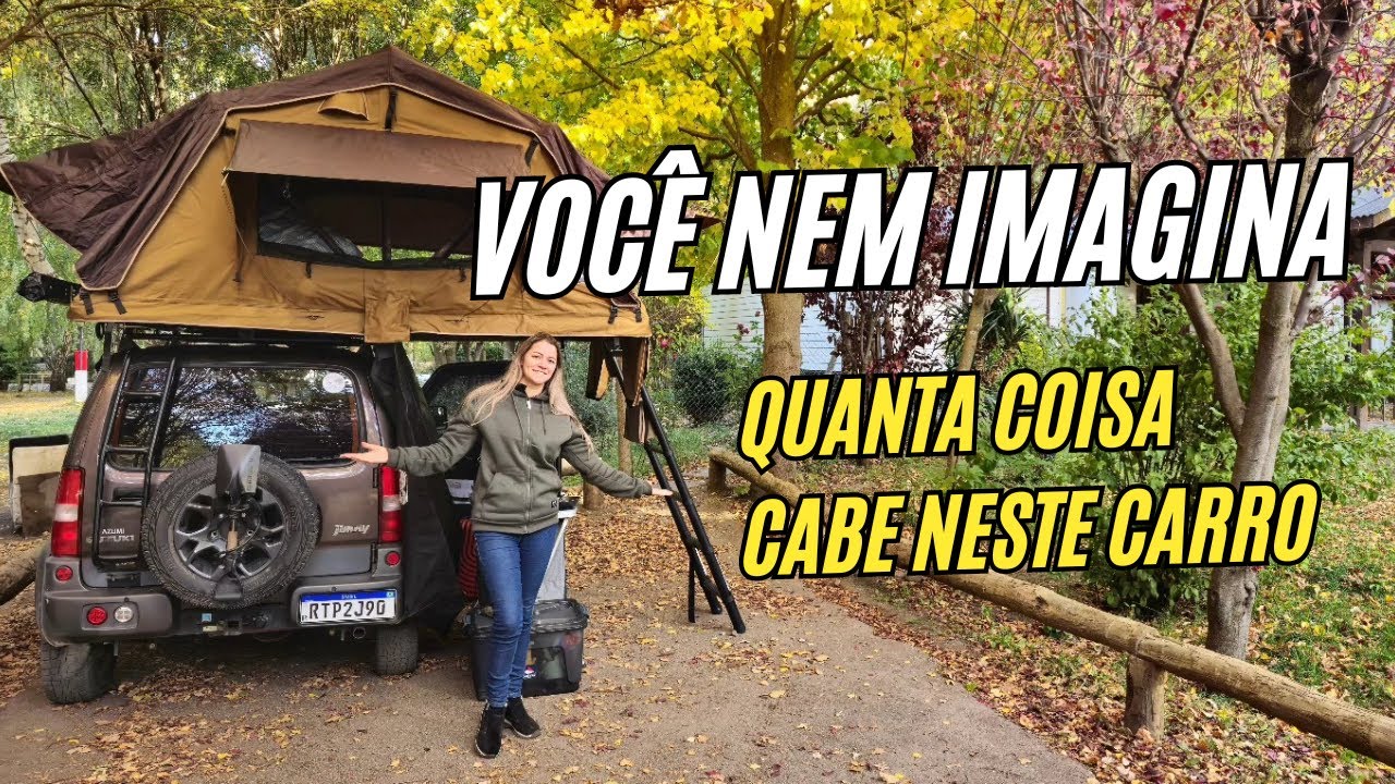 COMO ORGANIZAMOS BAGAGEM NO JIMNY PRO USHUAIA EM 45 DIAS DE VIAGEM, VEJA!