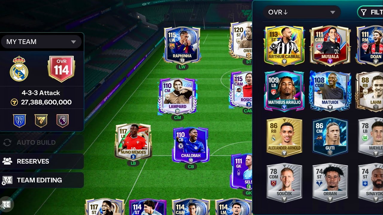 My FC Mobile Club Team (OVR 114) | 4-3-3 Attack | Need Your Strategy Tips! | EA Sports