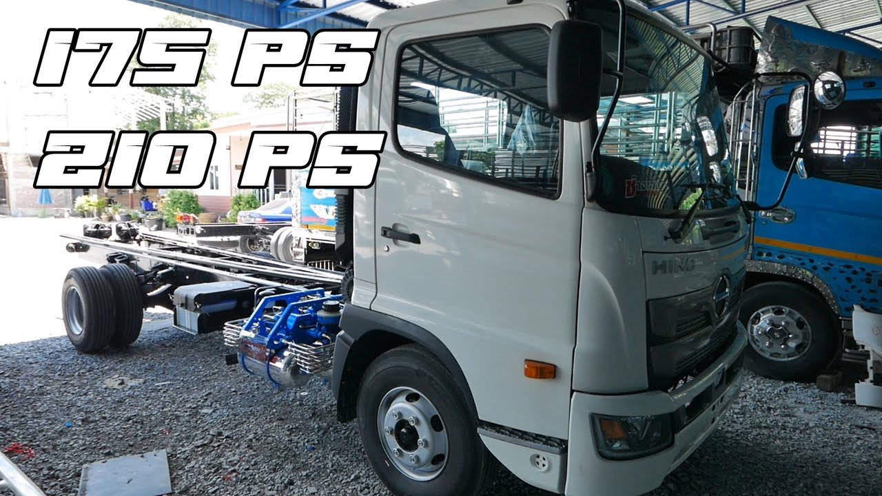 มาดูHino Dominator 175กับ210 ดูเบื้องมันต่างกันตรงไหนบ้าง คันนี้ติดกันโคลงกับถังลมช่างเล็กบางแพด้วย