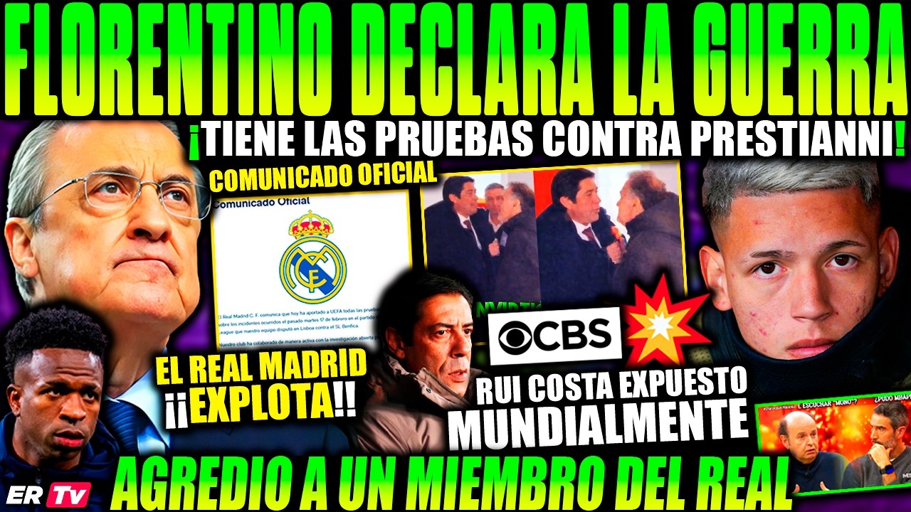 💥 ¡BOMBAZO MUNDIAL! FLORENTINO PASA ATAQUE CON COMUNICADO HISTÓRICO contra PRESTIANNI ¡ES LA GUERRA!