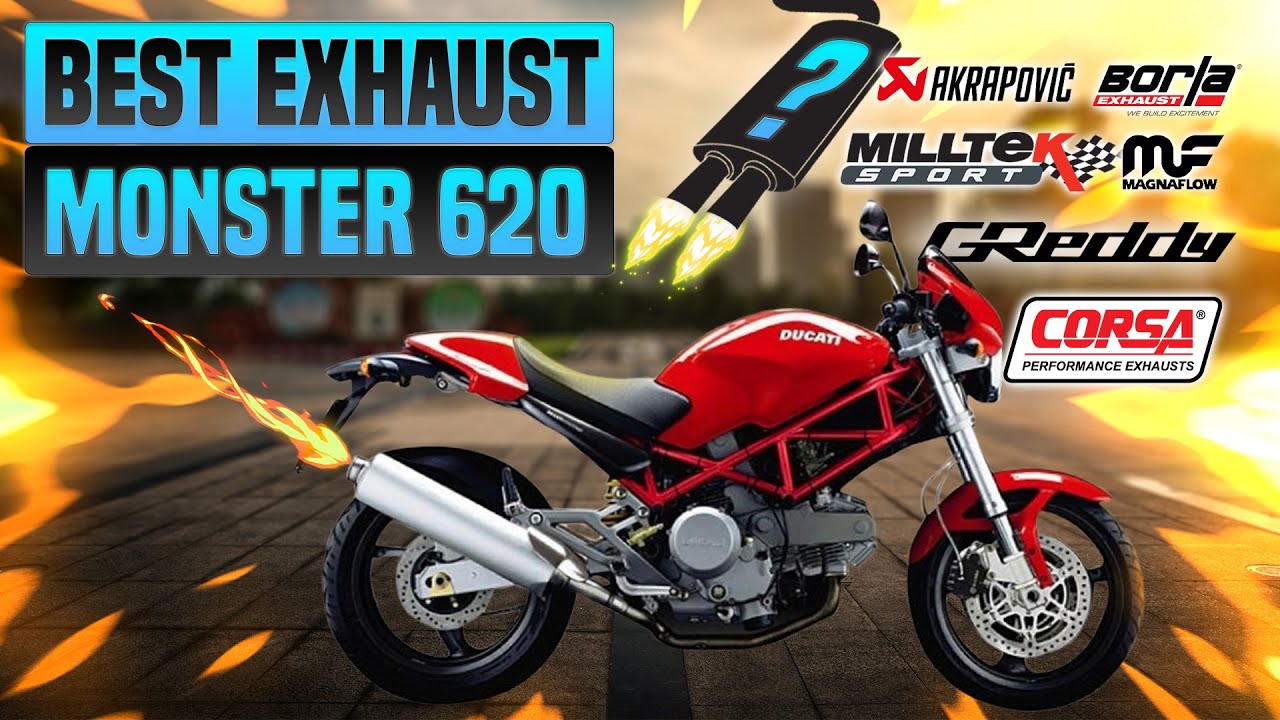 Ducati Monster 620 Exhaust Sound🔥Mivv,Roadsitalia,Termignoni,Upgrade
