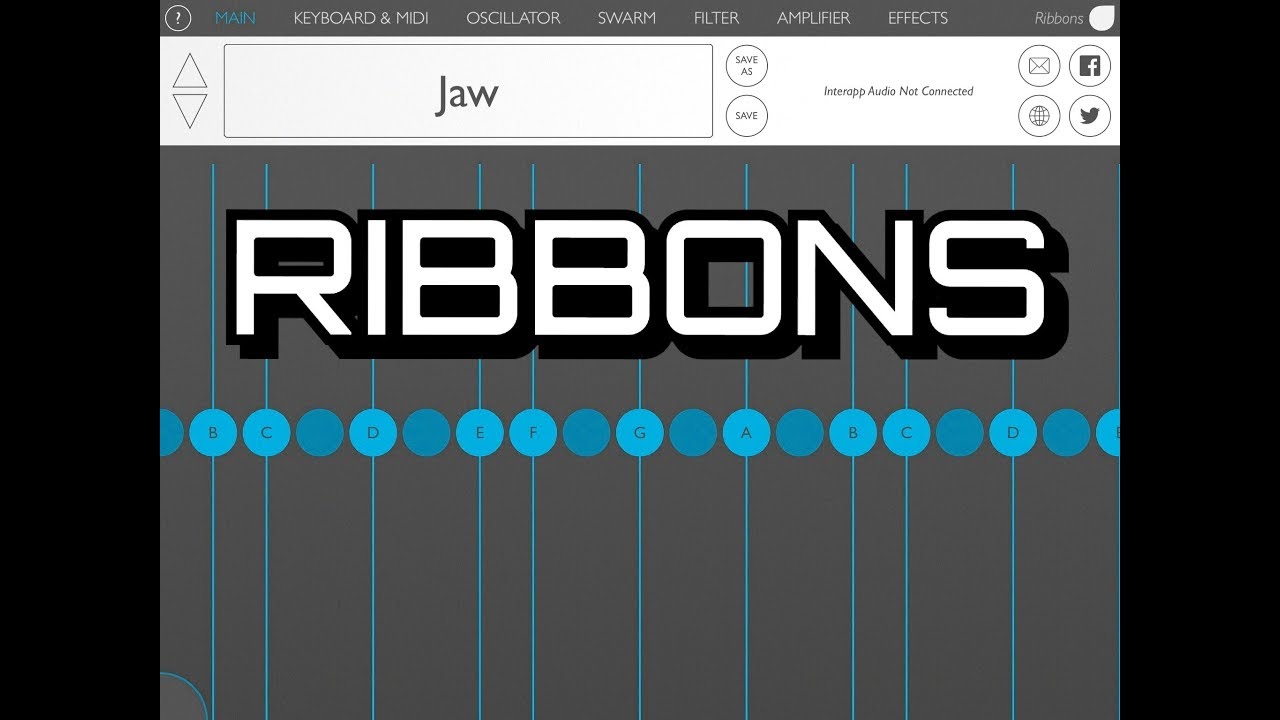 RIBBONS Spectral Synthesizer by Olympia Noise Co. - Demo for the iPad