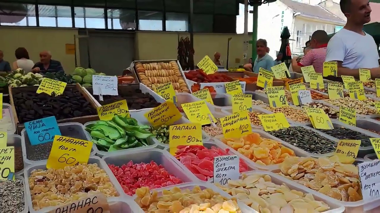 Zeleni Venac (2019) Pijaca Zeleni Venac Beograd 4K LOCAL LIFE @LasloDomokos