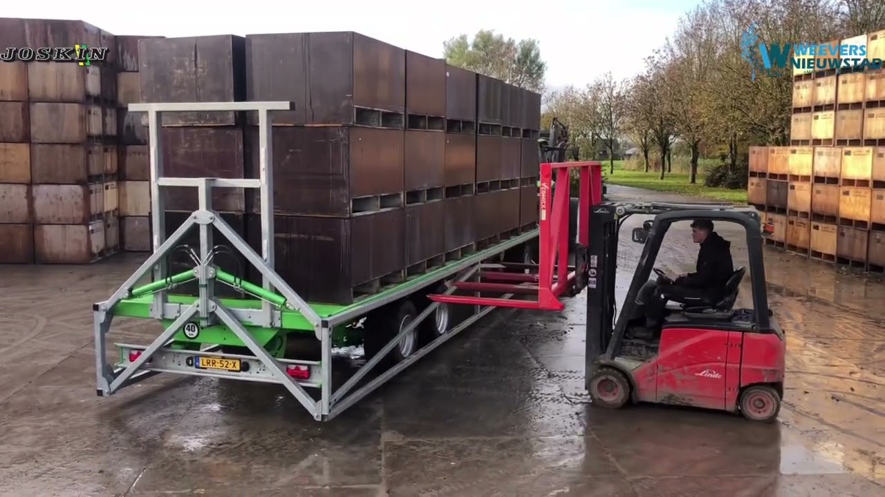 Joskin Wago balen/kistenwagen