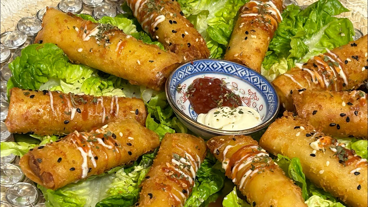 جديد مملحات ميني سيكار بالدجاج والكاري وصفة لذيذة بزاف رغم بساطتها