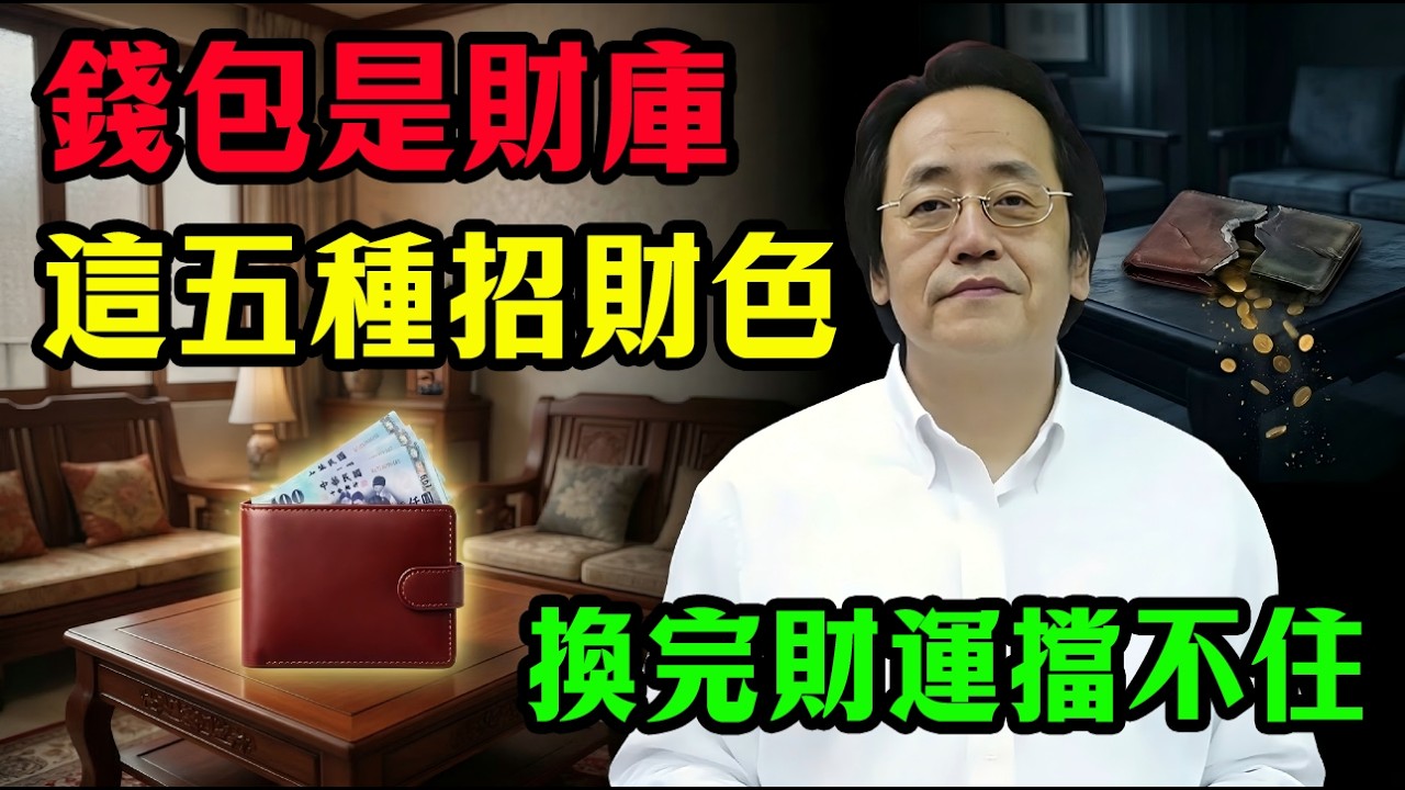 倪海廈：2026 轉運必看！換個錢包就能「吸金」？換這5 種最強招財色，換完財運擋不住！#倪海廈 #倪海厦 #招財 #2026轉運 #財庫 #漏財 #易經風水 #吸引力法則 #錢包風水
