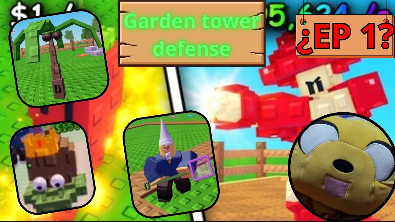 Probando GARDEN TOWER DEFENSE ¿Se volvera una serie? | ¿EP 1? | Probando juegos