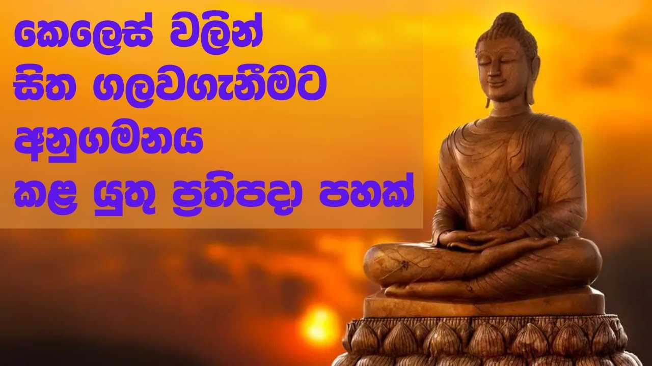 කෙලෙස් වලින් සිත ගලවා ගැනීමට අනුගමනය කළ යුතු ප්‍රතිපදා පහක්           විමුත්තායතන සූත්‍රය