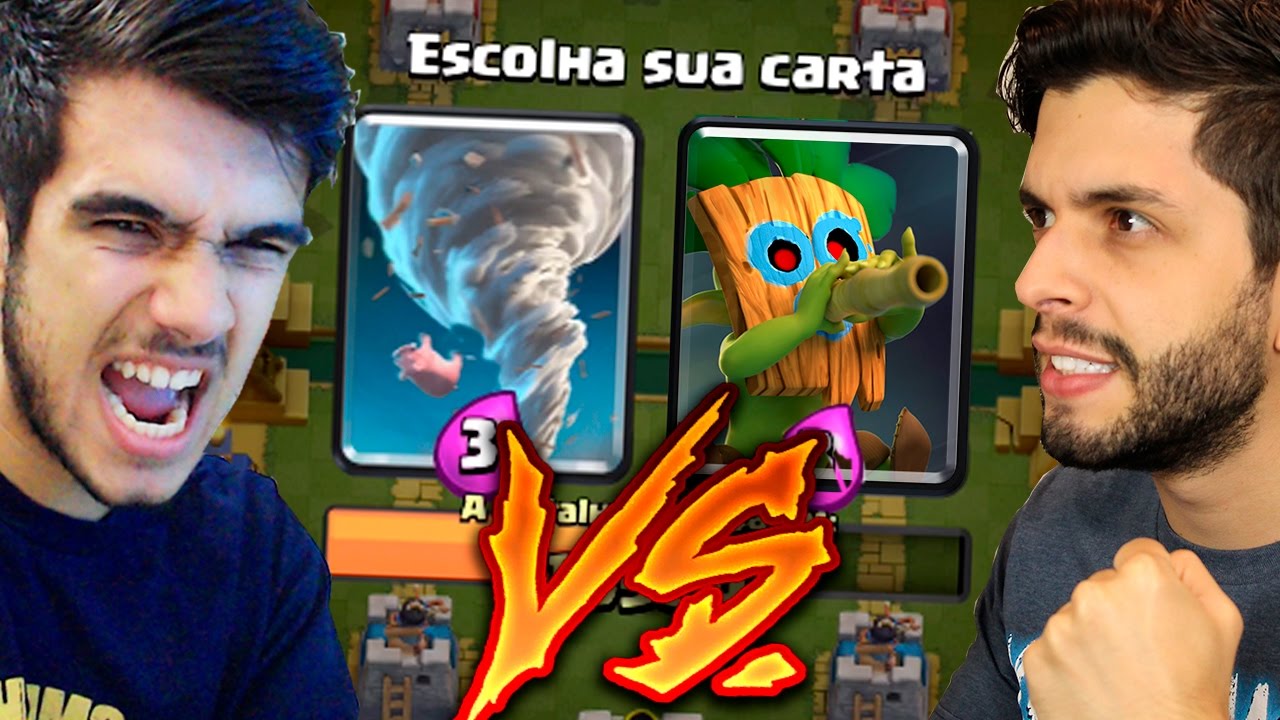 GELLI VS PLAYHARD NO DESAFIO DA ESTRAT&Eacute;GIA DO CLASH ROYALE!!