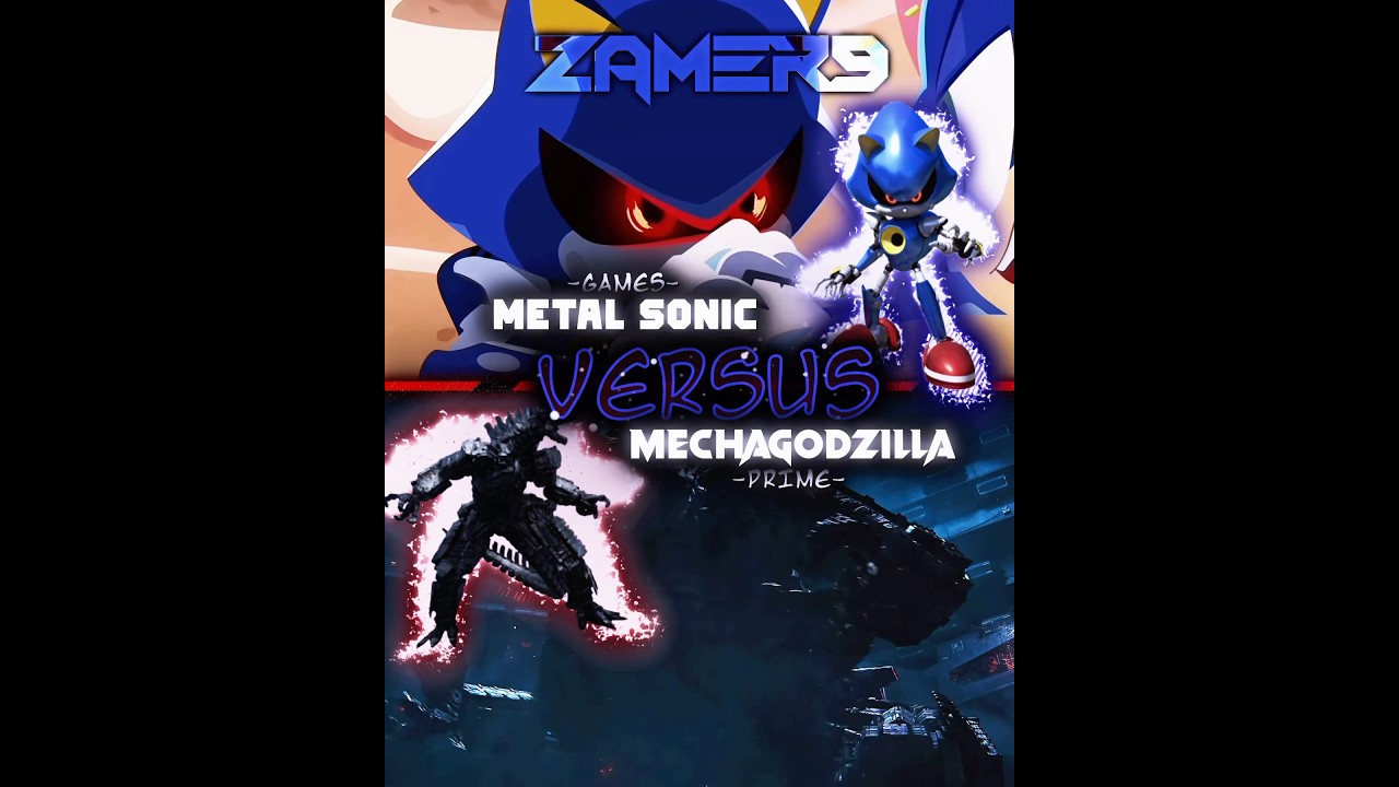 Metal Sonic Vs Mechagodzilla #battle #edit
