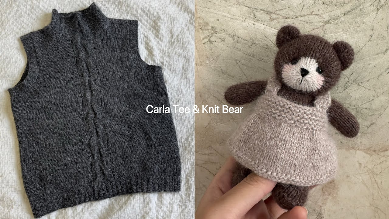 [knitting 09] - CarlaTee & KnitBear / 가을에 첫 캐시미어 니트