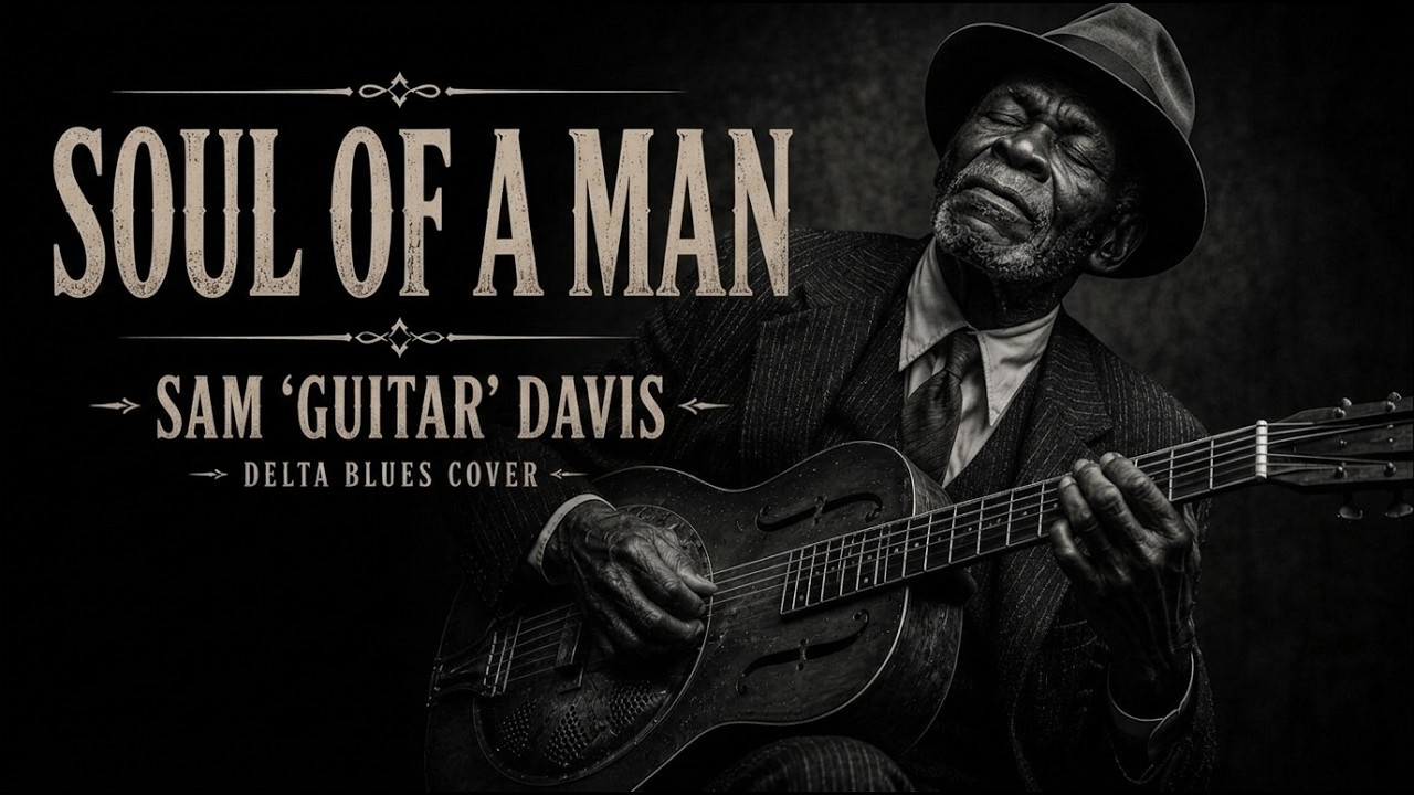 Soul Of A Man (Sam Guitar Davis) &ndash; Raw Acoustic Old Cotton's Blues Cover