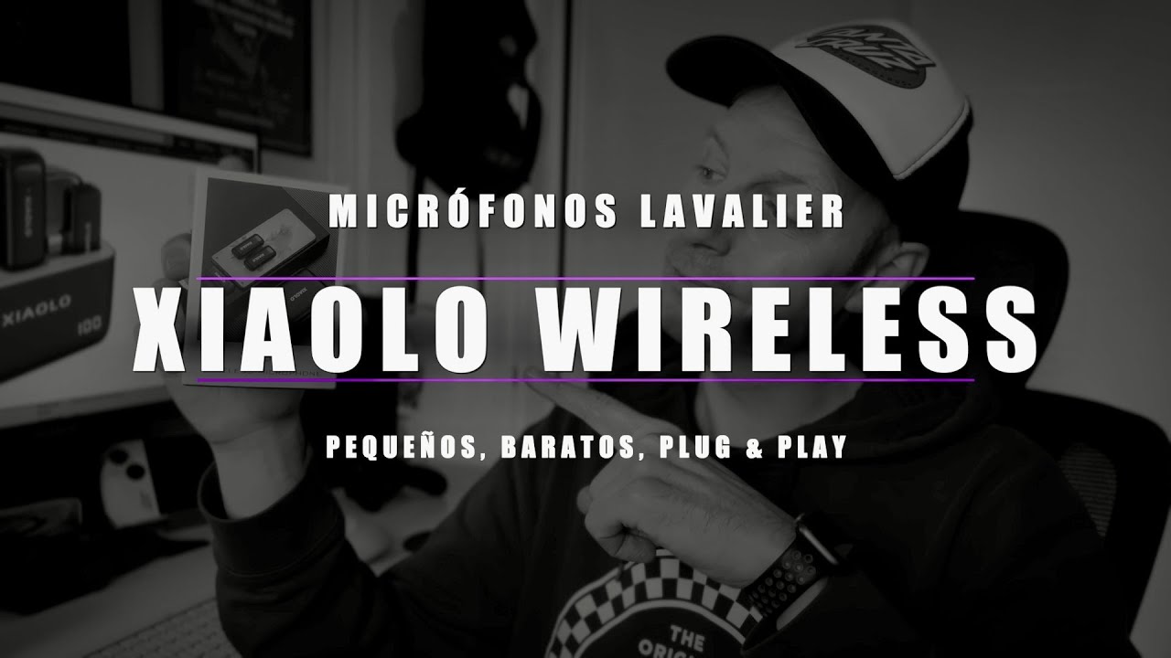 MICRÓFONOS LAVALIER INALÁMBRICOS XIAOLO - PEQUEÑOS, BARATOS, PLUG & PLAY 🎤