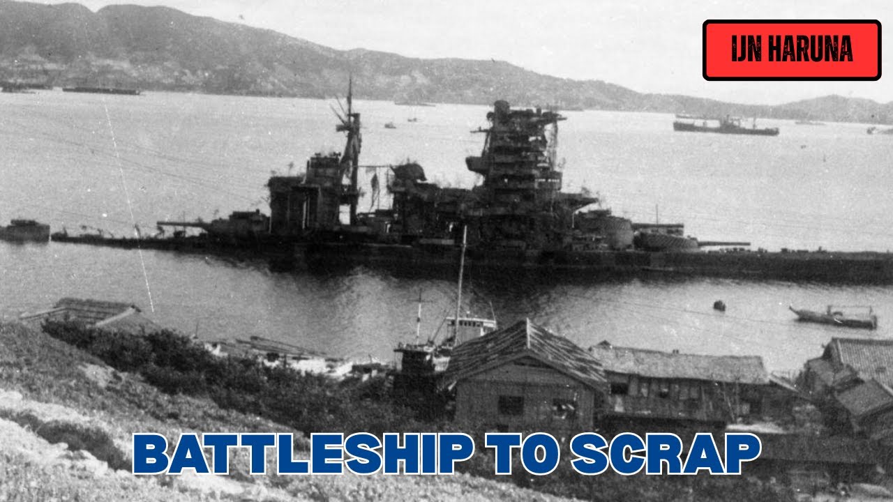 Salvage IJN Haruna: Cutting a Japanese Battleship Apart in Kure Harbor