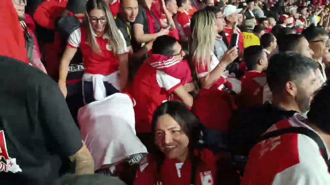 GOOOL!!! de Hugo Rodallega. Santa Fe 1 - Tolima 0. Mayo 5 de 2024.