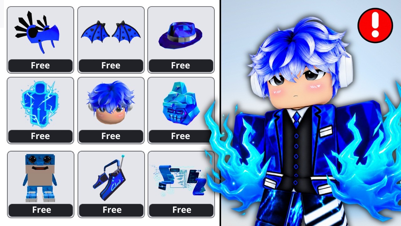 😱35 BEST FREE BLUE ITEMS ON ROBLOX 2026!!!🩵