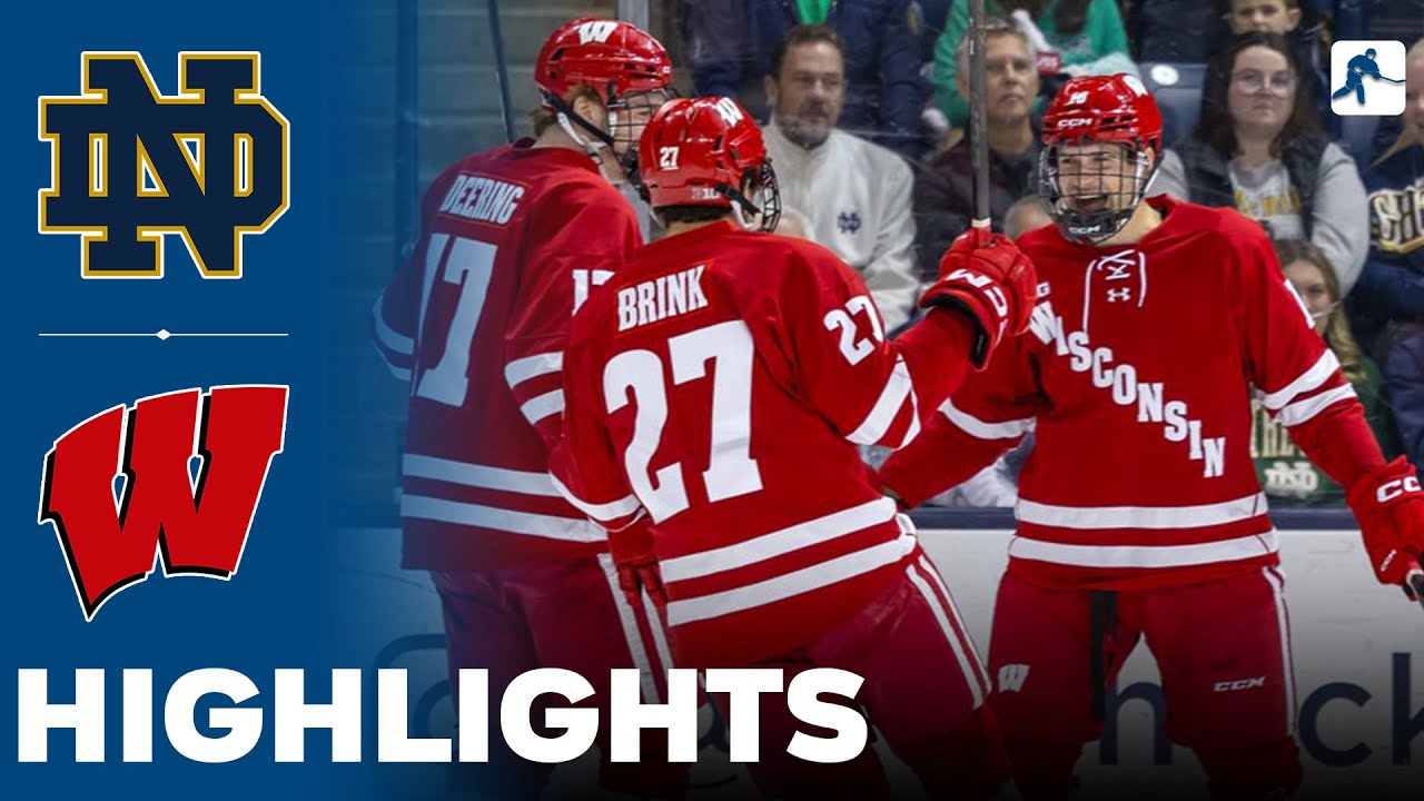 Notre Dame vs Wisconsin | NCAA College Hockey | Highlights - December 06, 2025