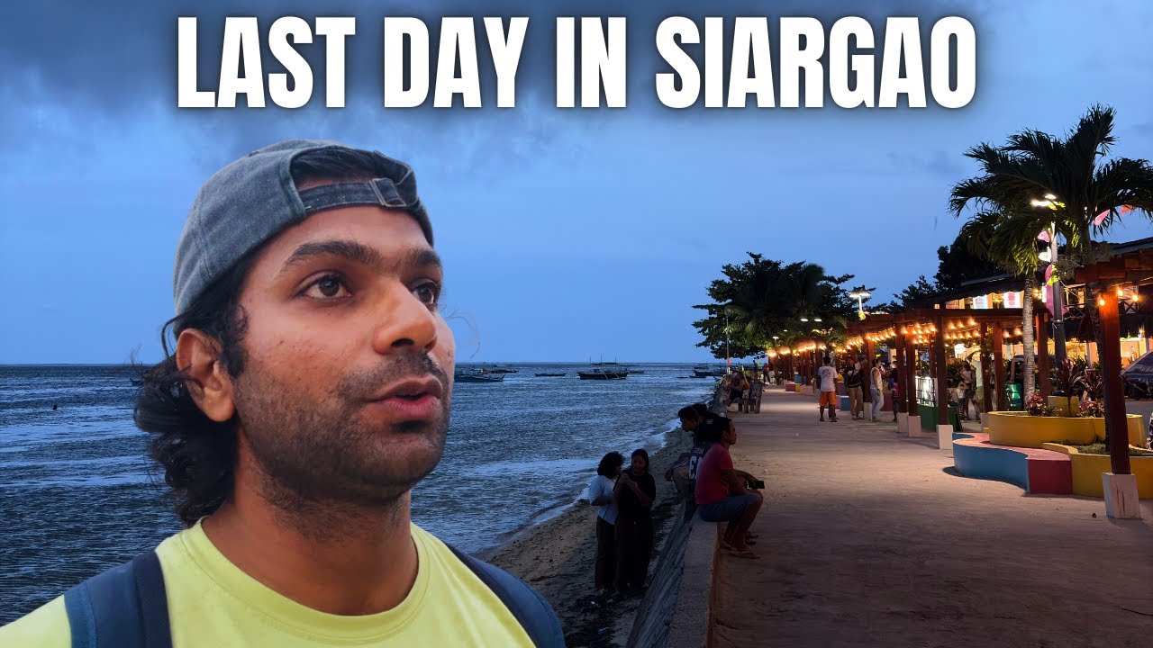 My Last Day in Siargao 🇵🇭 | Fiesta Begins, Street Food & a Local Casino