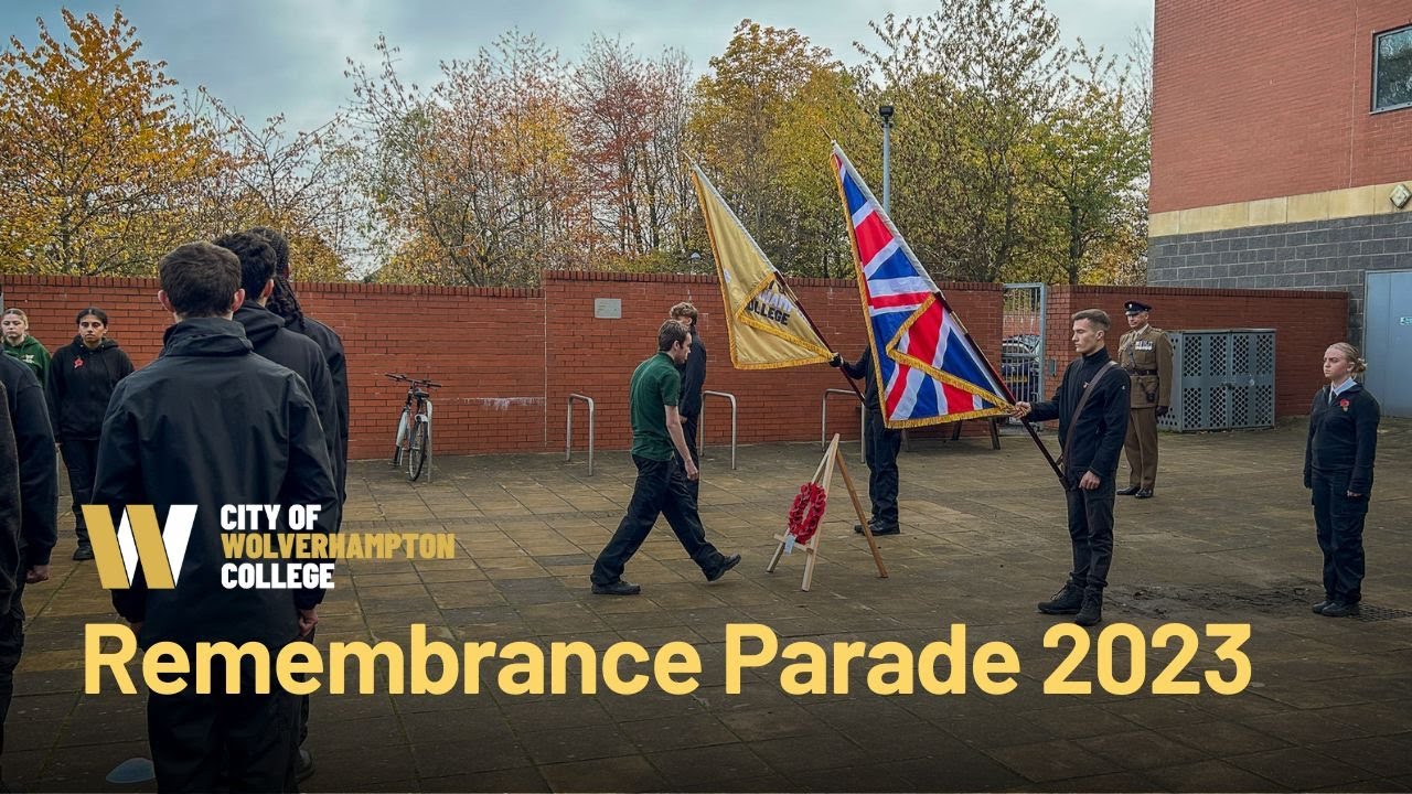 Remembrance Day Parade 2023 Livestream - City of Wolverhampton College