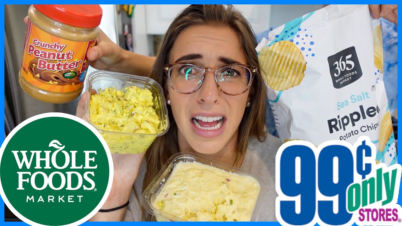 99 Cent Food vs. Whole Foods!!!