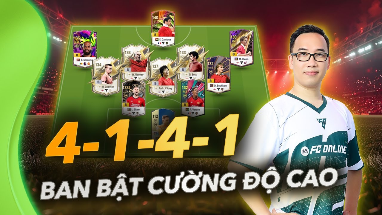 Sơ đồ 4141 d&agrave;nh cho người th&iacute;ch 'Th&ecirc;u hoa dệt gấm' | Chiến Thuật FC Online