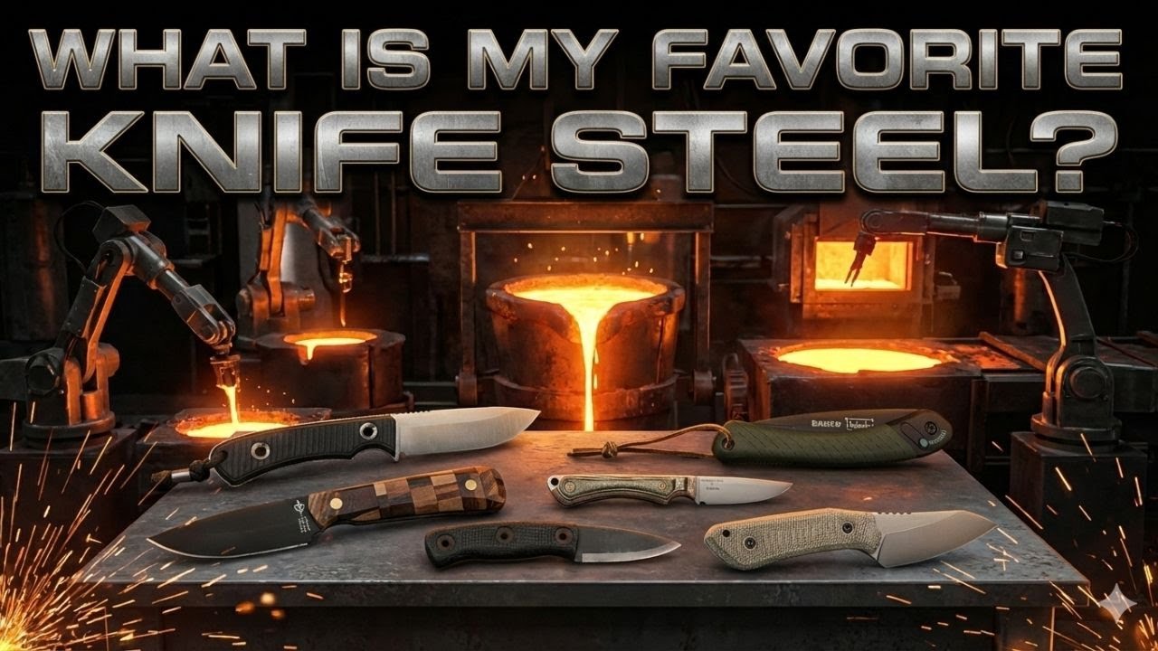 Какая сталь для ножей с фиксированным клинком мне нравится больше всего? 