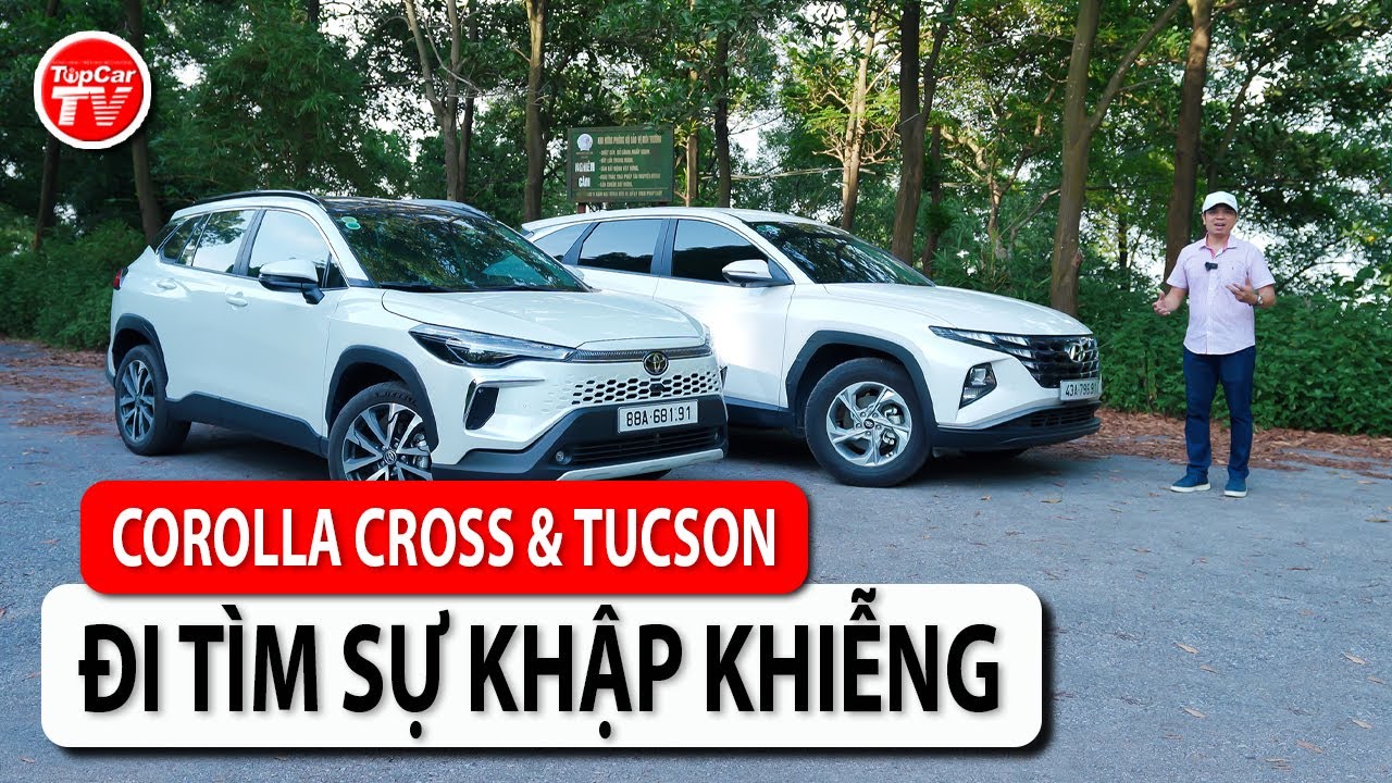 So sánh Hyundai Tucson và Toyota Corolla Cross - Thông số có đánh lừa người mua? | TIPCAR TV