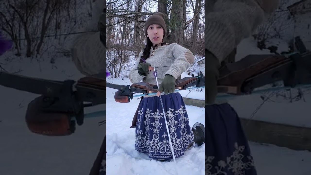 Traditional Archery// How I use my 2 under finger tab 🏹