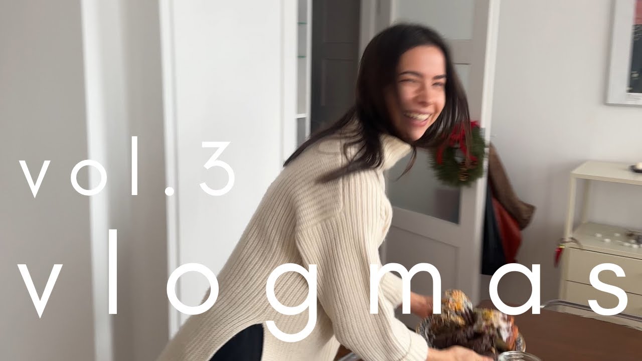 house tour, pakowanie prezent&oacute;w & wieczorna pielęgnacja / VLOGMAS vol. 3