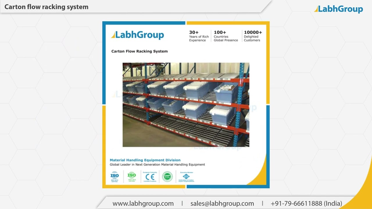 Carton flow racking system | Labh Group
