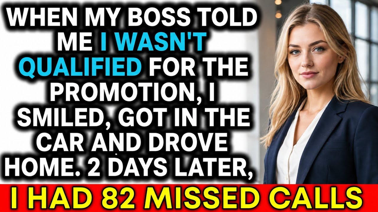 My Boss Said I Wasn't Ready for Promotion, So I Canceled My Notice....