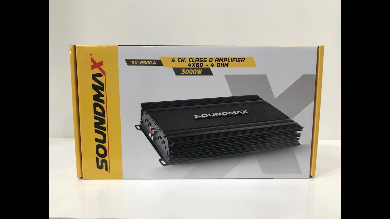 SOUNDMAX SX-2500.4 AMFİ İNCELEMESİ