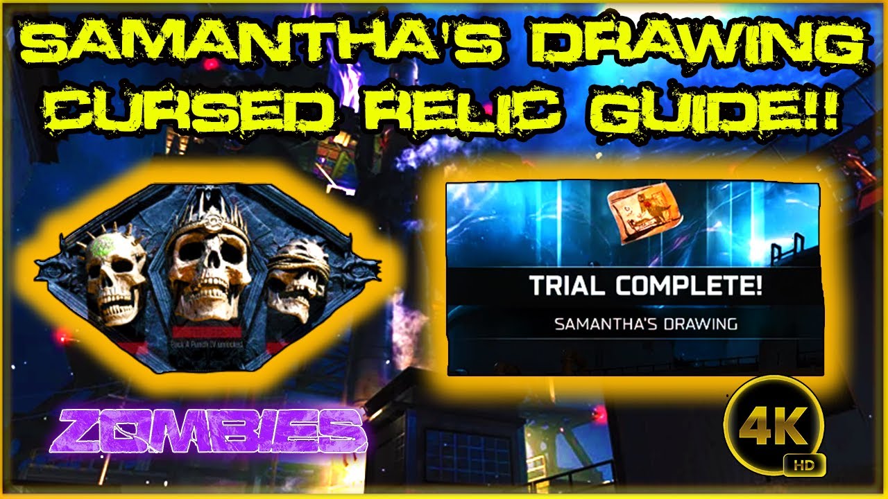 BO7 ZOMBIES SAMANTHA'S DRAWING RELIC UNLOCK FULL GUIDE!! 