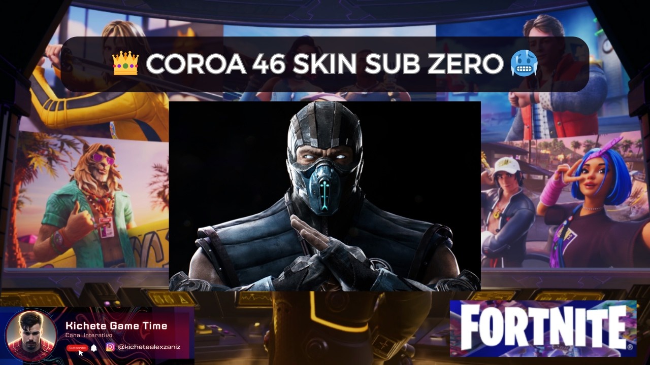 👑 COROA 46 SKIN SUB ZERO 🥶