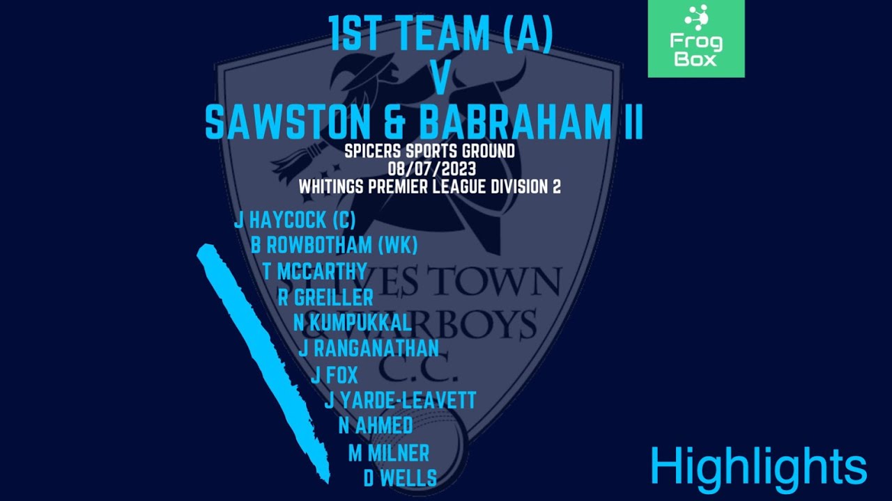 St Ives & Warboys CC vs Sawston & Babraham CC  - Highlights