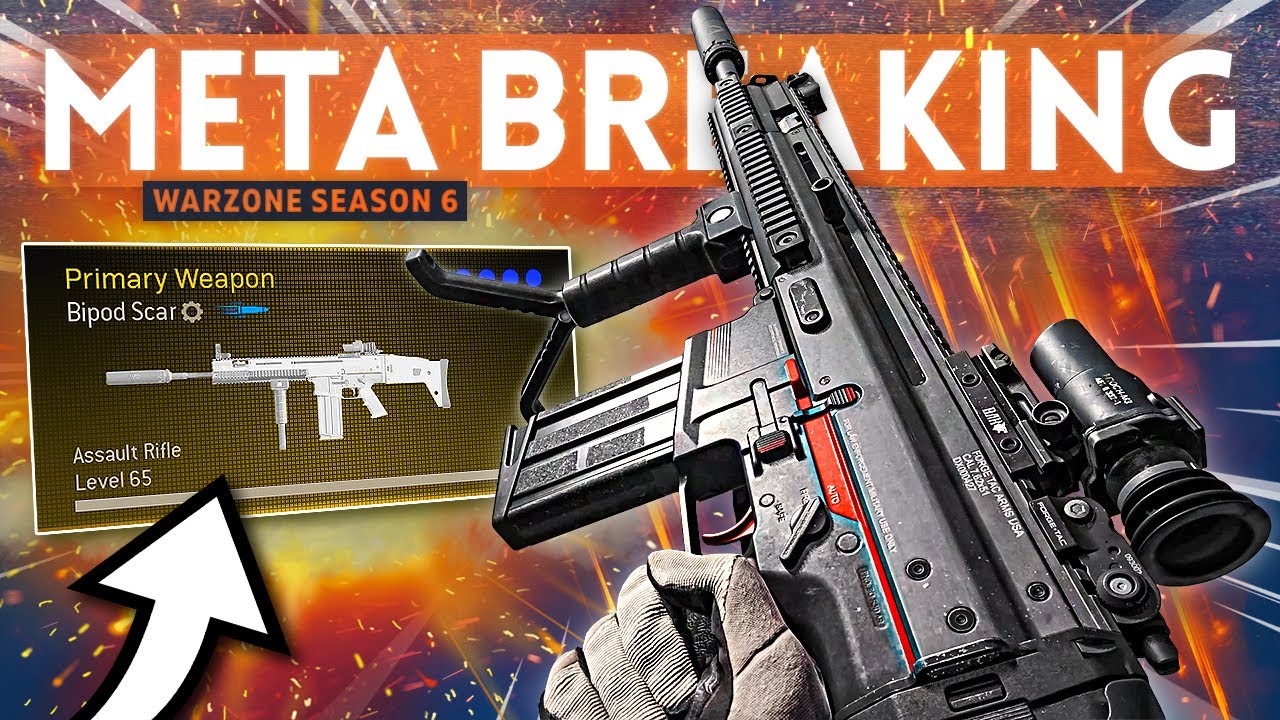 The LOW RECOIL SCAR Class Setup in Warzone is a META BREAKER!