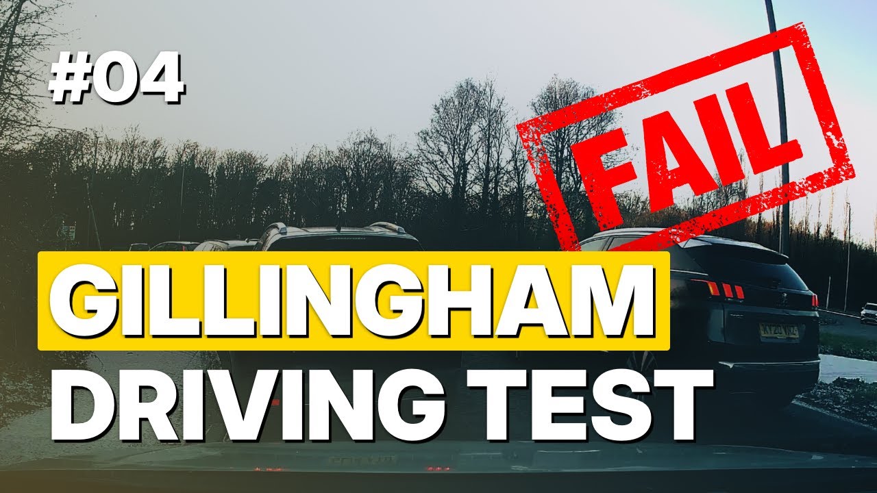 Gillingham Driving Test Route 04 – Full Driving Test! FAIL