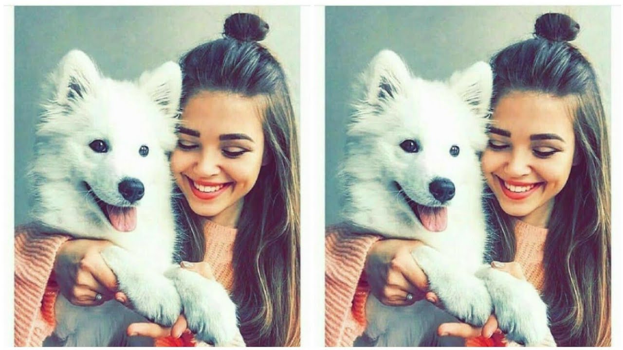 Girls photoshoot poses with Pets😘🥰