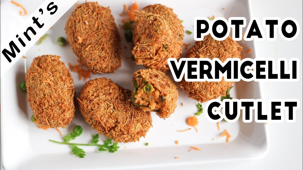 Potato Vermicelli Cutlet - Breakfast Recipes - Evening Snacks Recipes