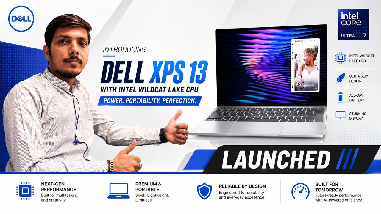 Laptop Dell XPS 13 DX13260 wprowadzony na rynek z procesorem Intel Wildcat Lake &ndash; wyjaśnienie wsz...