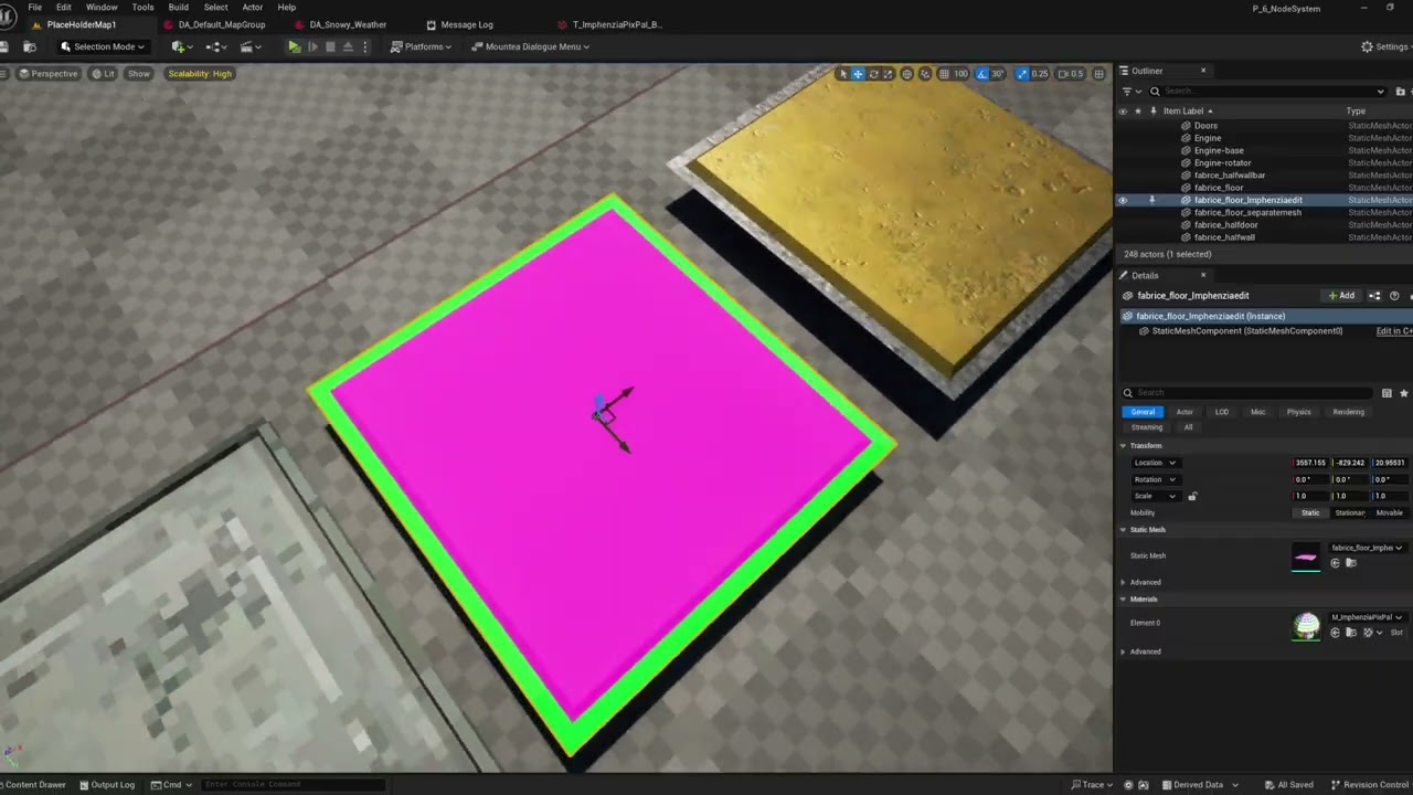 Modifying UV maps and material slots inside unreal engine | Atomic Drifter | 2026.02.18 | Erick