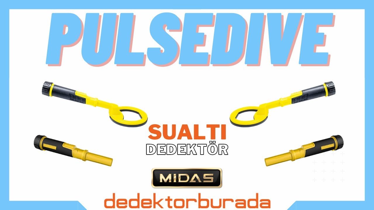 Pulsedive Scuba Dedektör Pinpointer Su altı Serisi Test ve Tanıtım