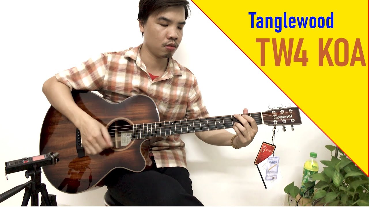 Review đàn guitar Tanglewood  TW4 KOA