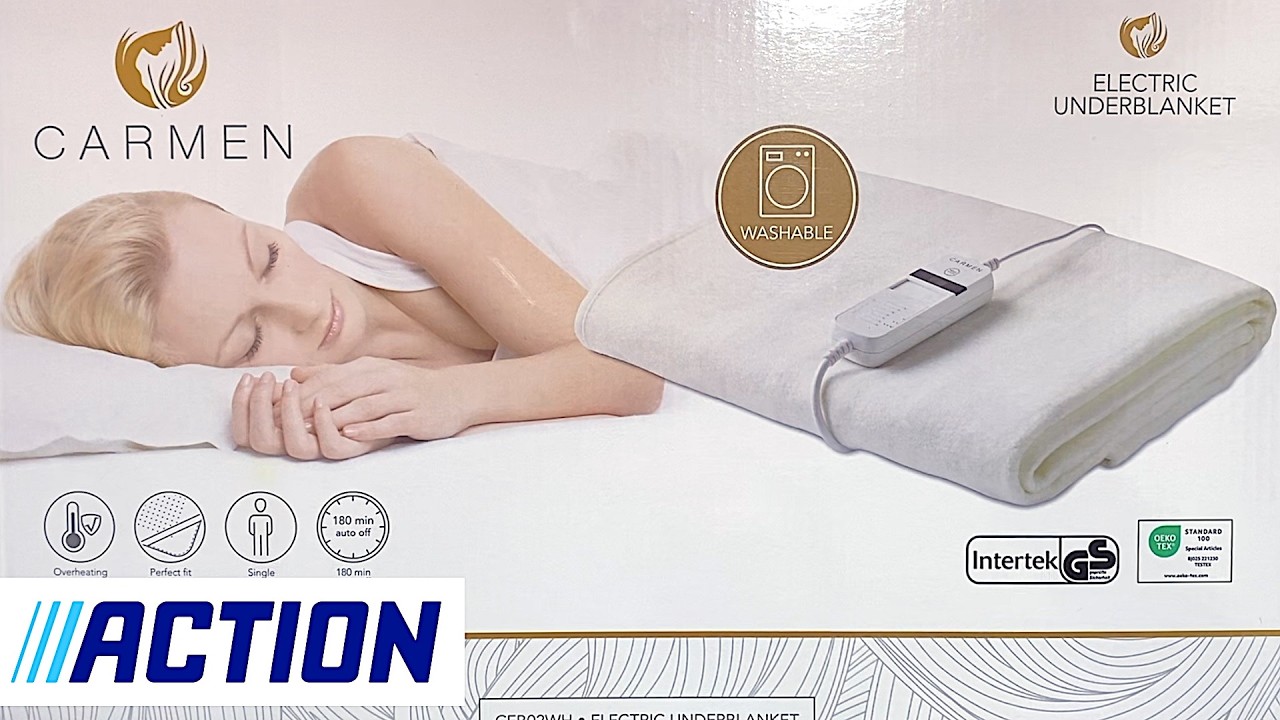 Chauffe lit électrique pour une personne de la marque CARMEN de chez ACTION