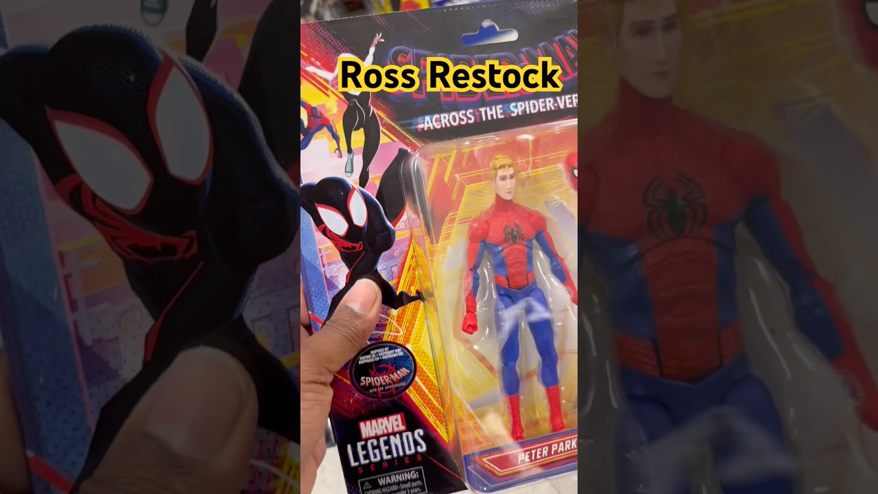 Фигурка Питера Паркера из серии Marvel Legends (Человек-паук: Через вселенные) — найдена в магази...