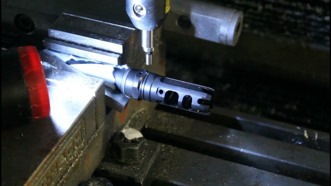 How to Pin & Weld a muzzle device