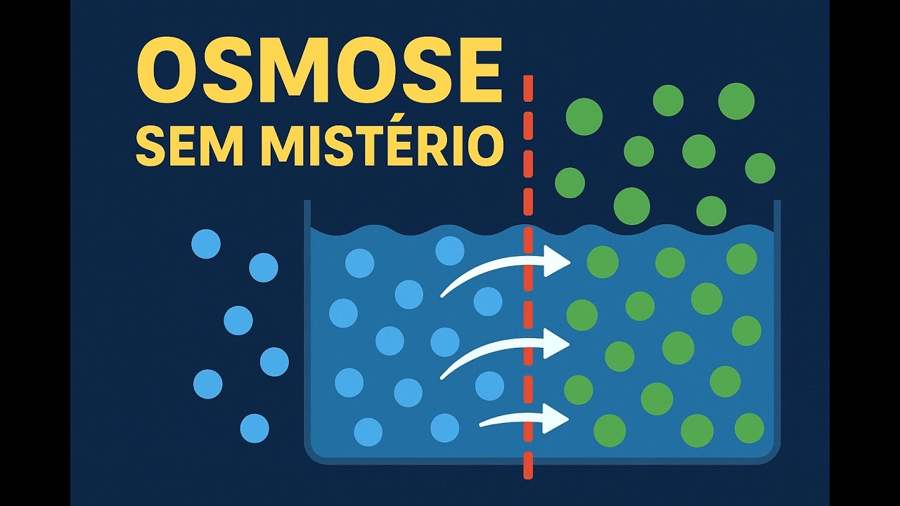 Osmose Sem Mistério: Explicada com Probabilidade e Movimento Browniano