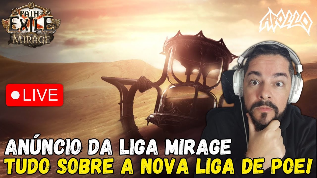 DROPS ON / Tudo Sobre a Liga Mirage | Path of Exile Live Traduzida!