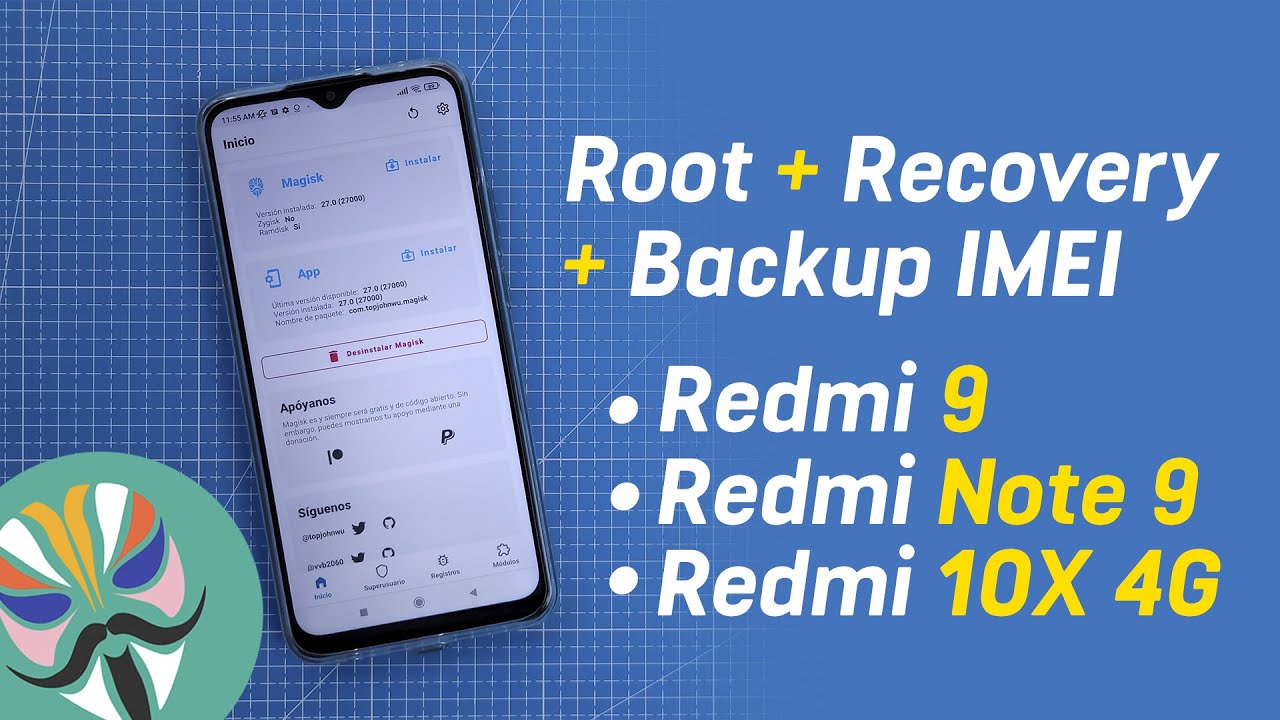 Root + Recovery + Backup de IMEI para tu Xiaomi Redmi 9 | Redmi Note 9 y Redmi 10X 4G en ESPAÑOL