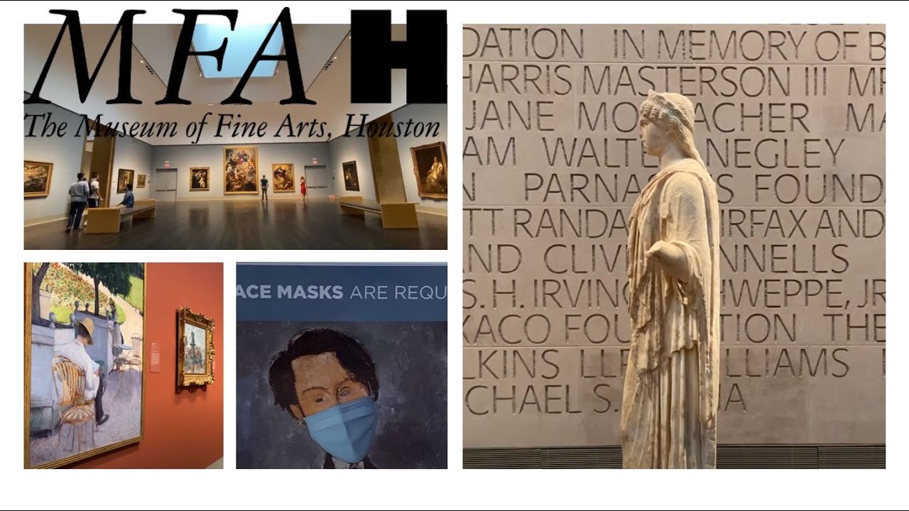 Visiting MFAH during Pandemic, Museum of Fine Arts Houston Main Galleries